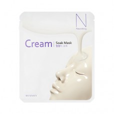 MISSHA Cream-Soak Mask [Nourishing] – Vyživující plátýnková maska s krémovou složkou (M7257)